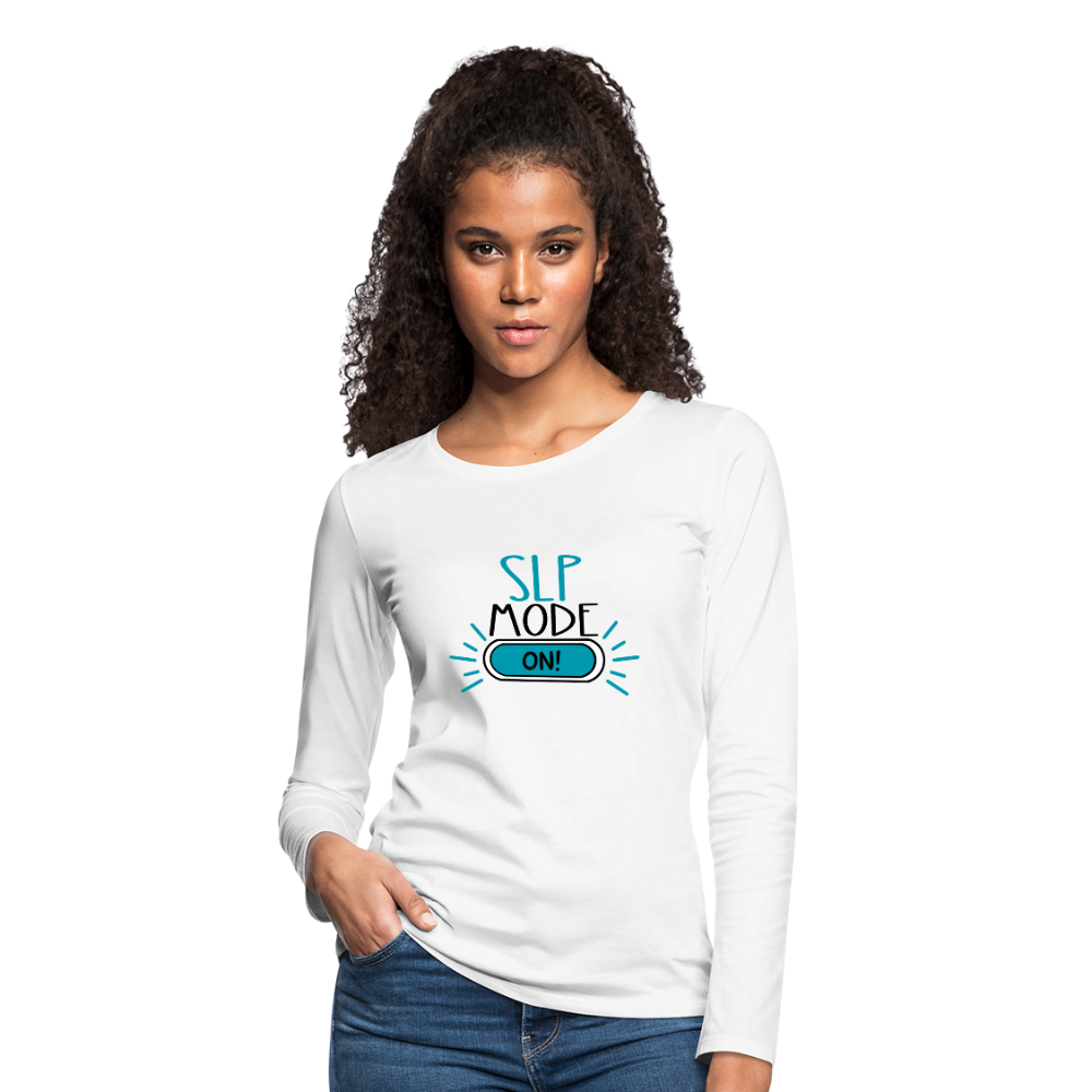 SLP Mode On! Long Sleeve T-Shirt - white